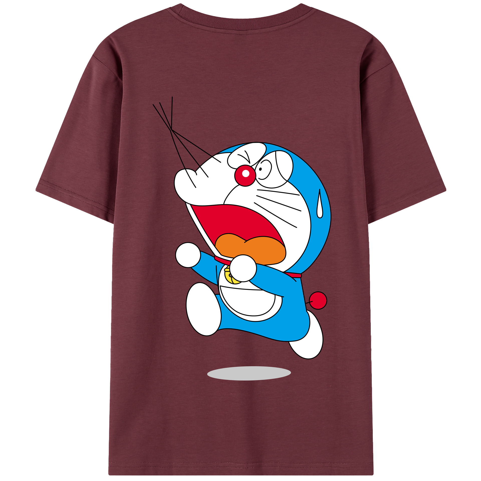 （画像用） ドラえもん Doraemon 綿100％半袖Tシャツ（背面プリント）